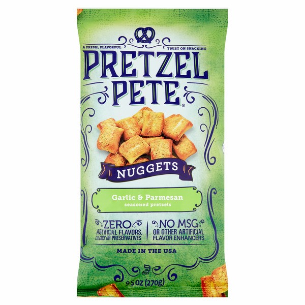 PRETZEL PETE GARLIC PARM NGTS 1 PACK
