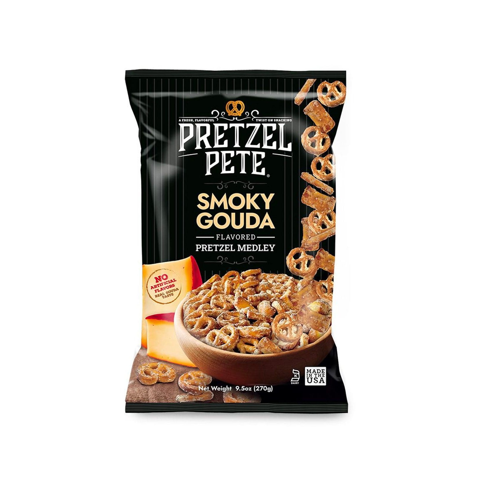 PRETZEL PETE SMOKEY GOUDA MDLY 1 PACK