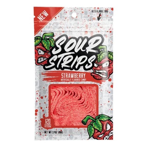 SOUR SLAPS STRAWBERR 3.4 OZ