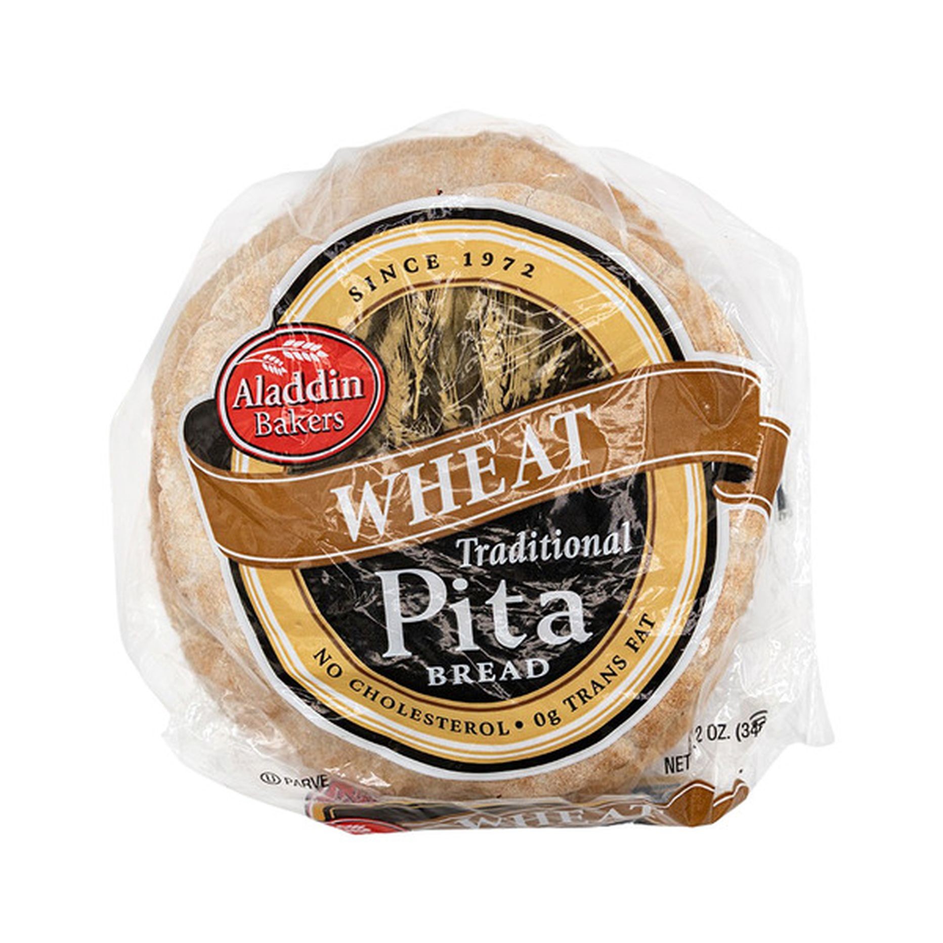 ALADDIN WHOLE WHEAT PITA 12 OZ
