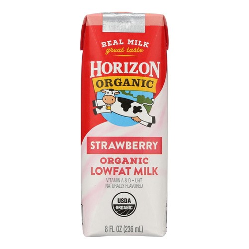 HORIZON STRAWBERRY MILK 8 OZ