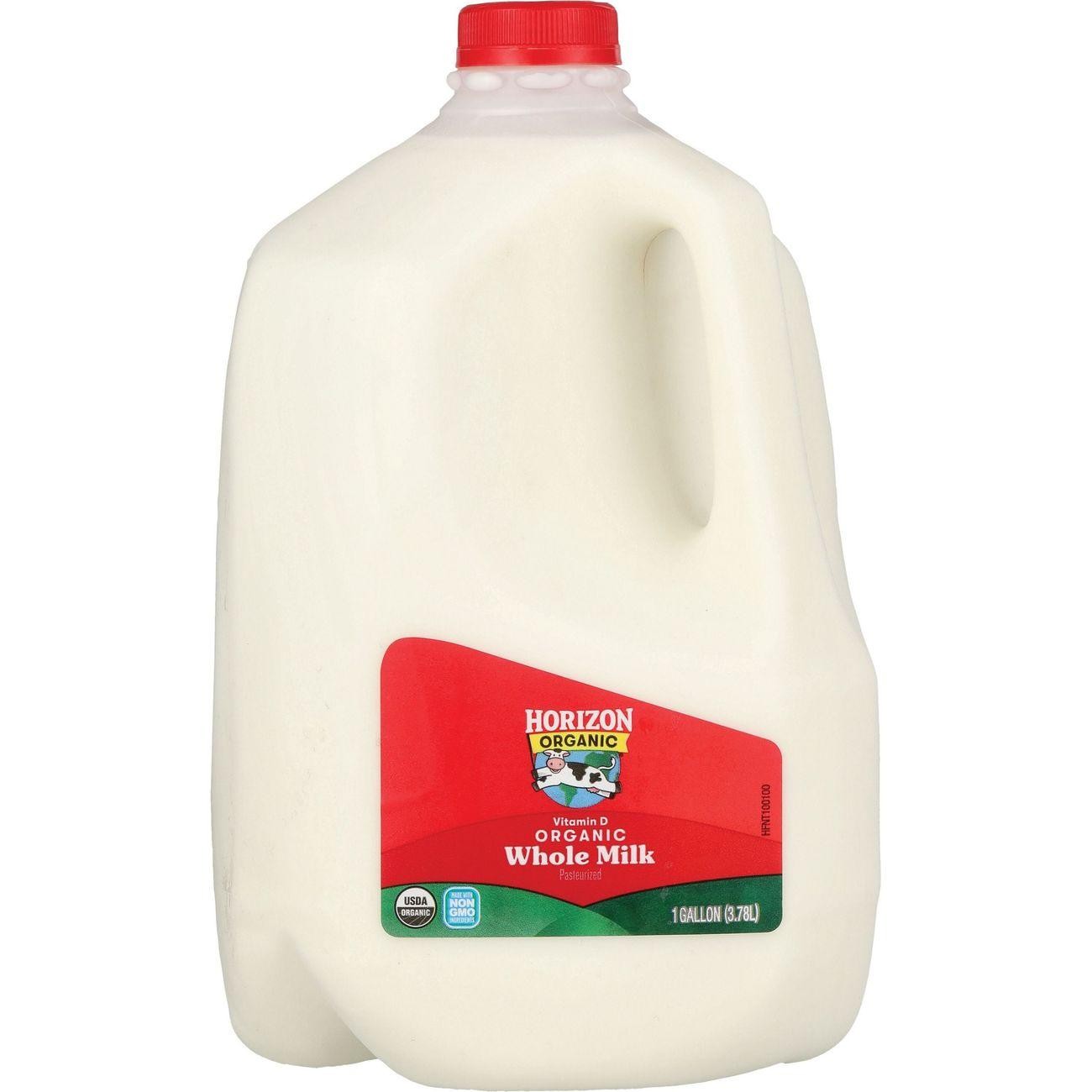 MILK HORIZON ORGANIC WHOLE 4.17 Lbs