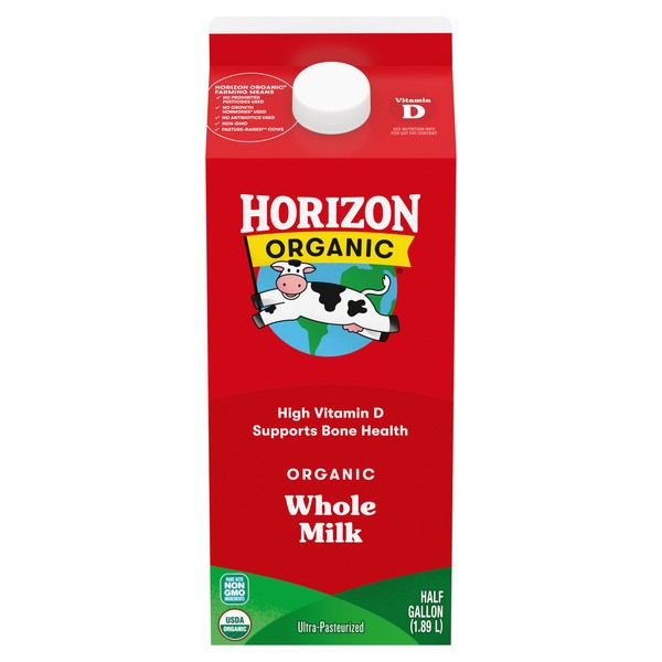 MILKHORIZON ORGANIC WHOLE 64 FLOZ