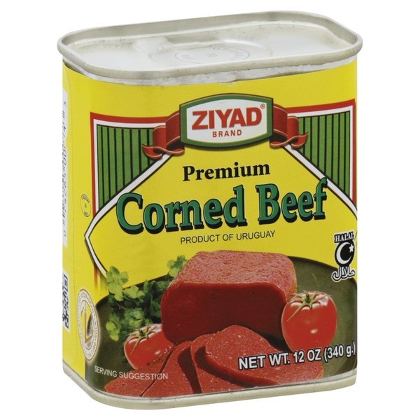 ZIYAD CORNED BEEF CAN 12 OZ