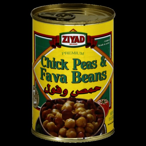 ZIYAD FAVA AND CHICK PEAS MIX 15 OZ