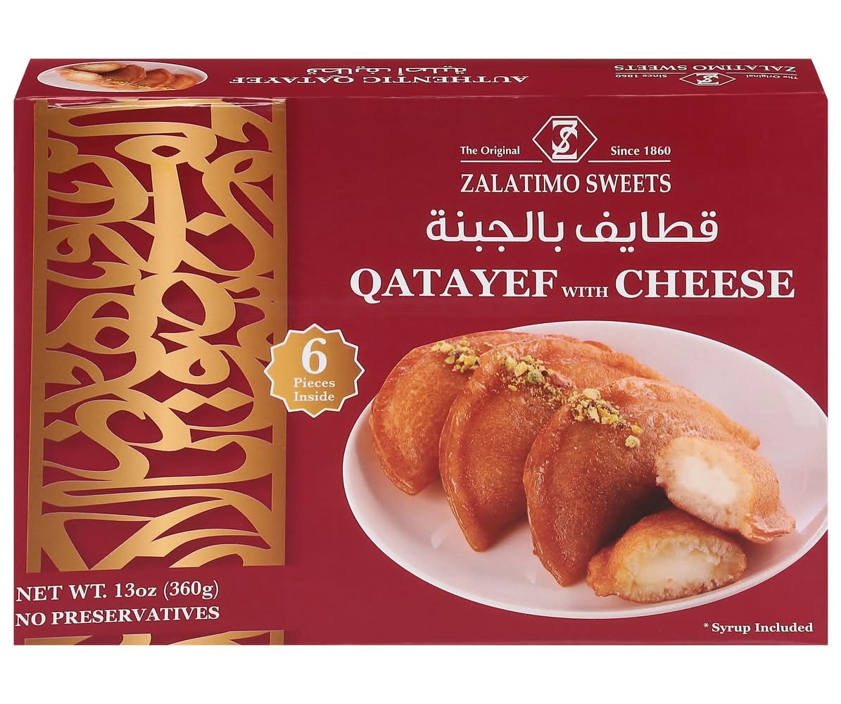 ZALATIMO QATAYEF W/CHEESE 360 GM