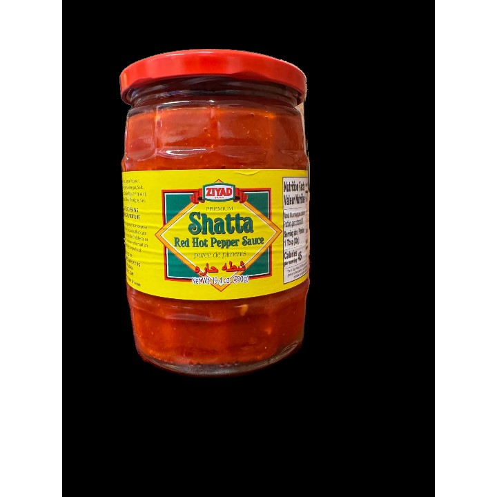 ZIYAD SHATTA RED HOT PEPPER SAUCE 19.4 OZ