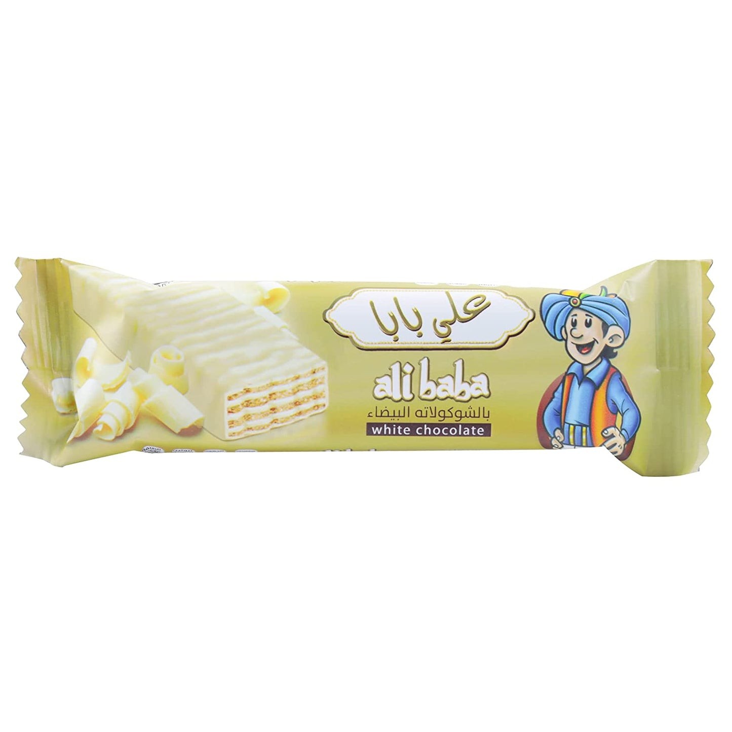 ALI BABA WAFERS WHITE CHOCOLATE 21 OZ