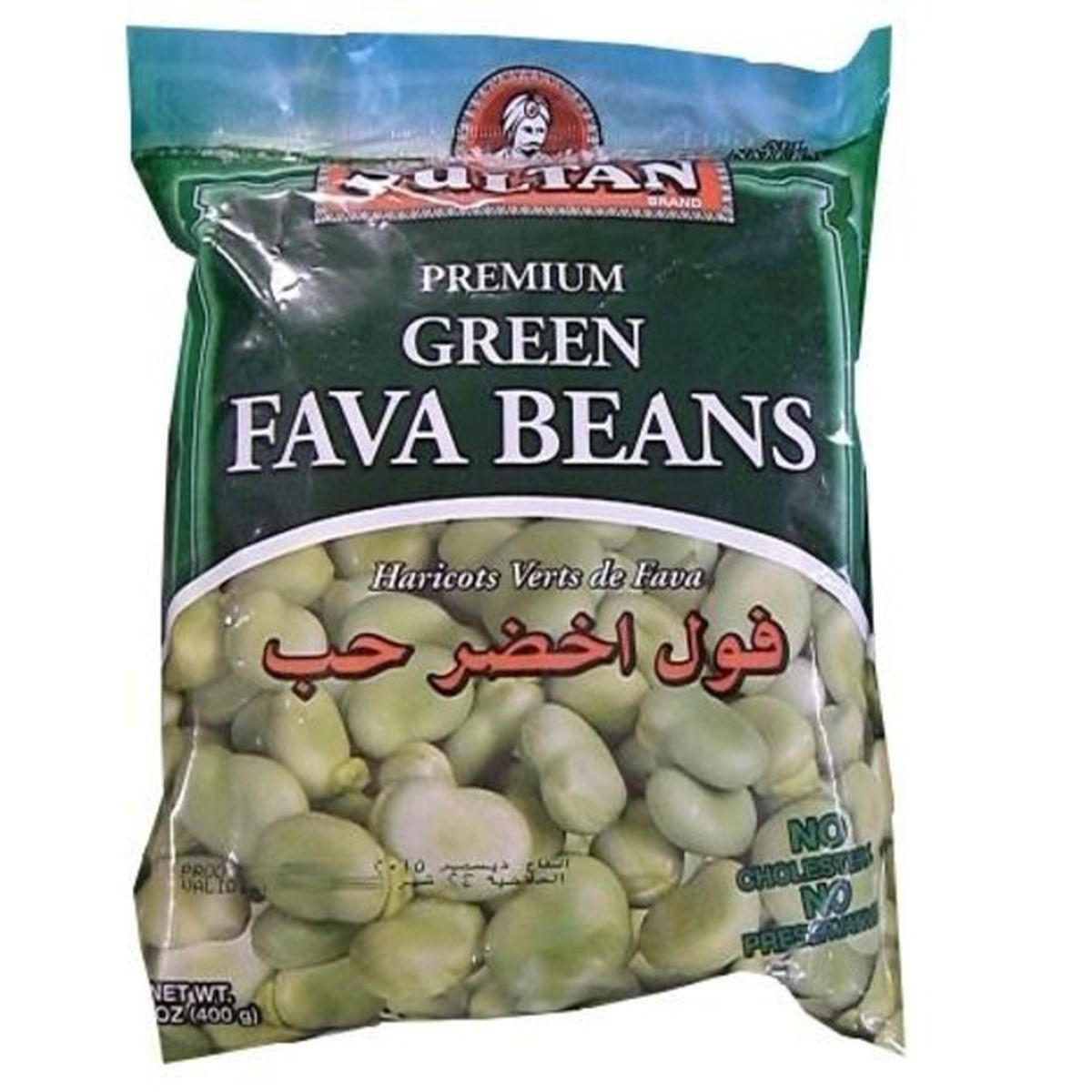 SULTAN FROZEN GREEN FAVA BEANS 400 GM
