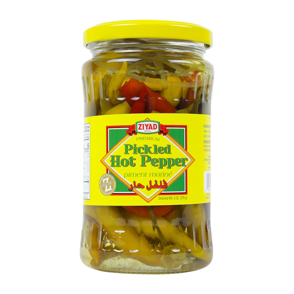 Ziyad Pickle Hot Pepper 6 OZ