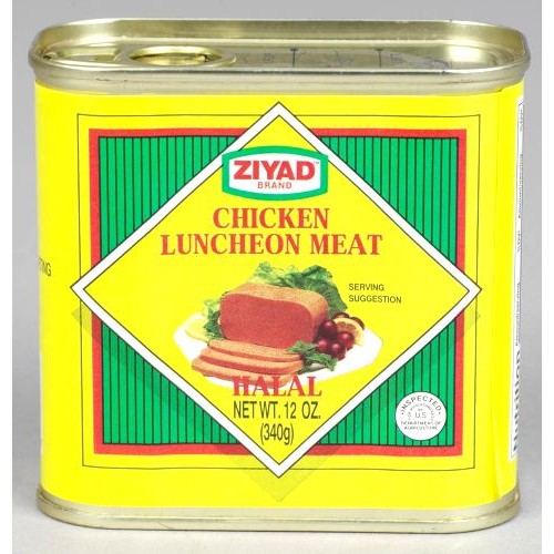 ZIYAD CHICKEN LUNCHEON MEAT 0.75 LBS