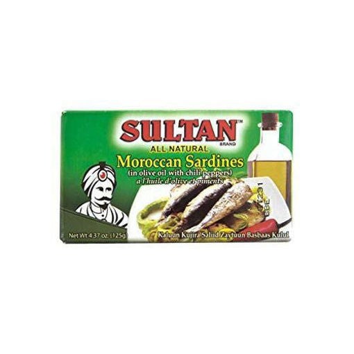 Sultan Olive Moroccan Sardin 125 GM