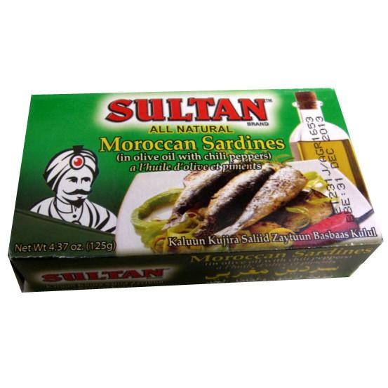 SULTAN SARDINES OLIVEOIL & PEPPR 0.27 Lbs