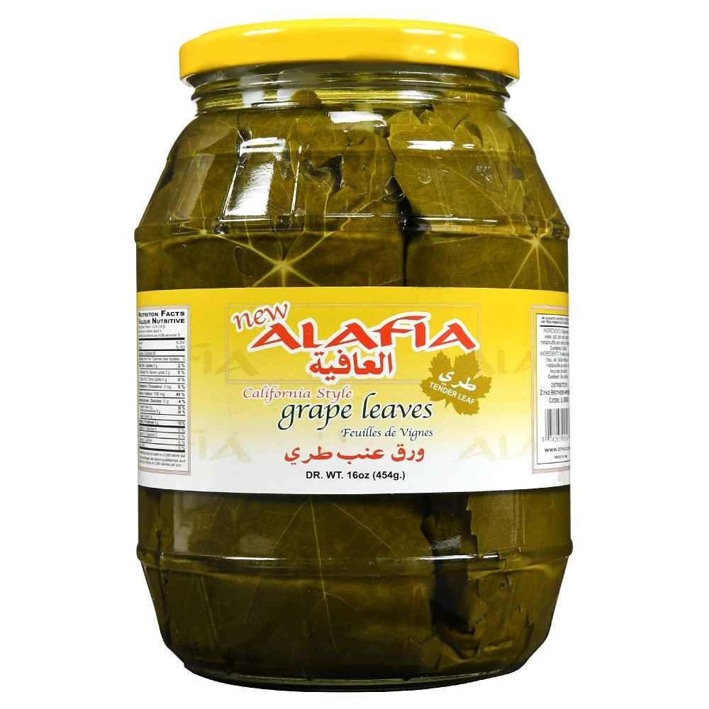 AL AFIA GRAPE LEAVES 16 OZ