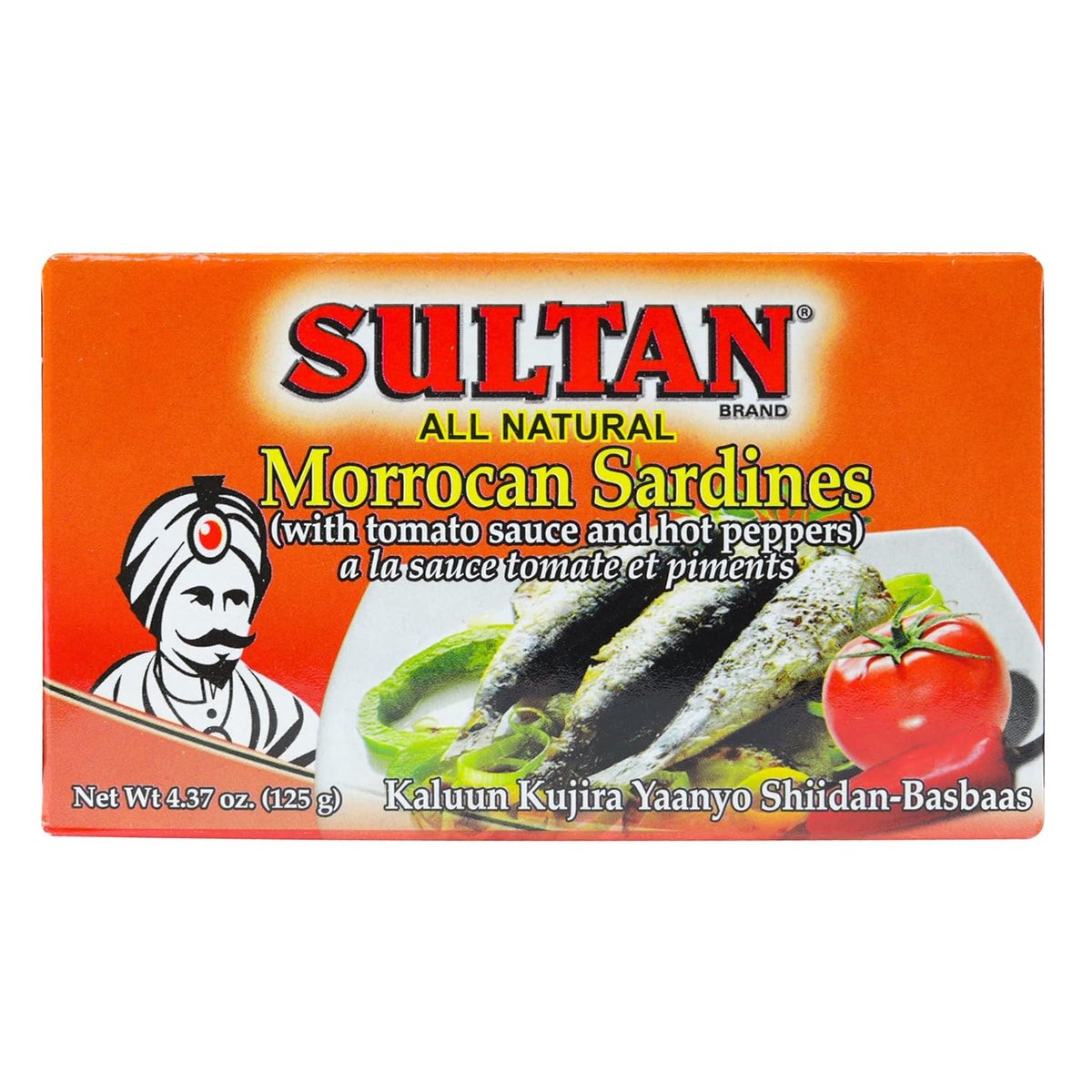 SULTAN MOROC SARDINES TOMATO PEPPR 0.27 LBS