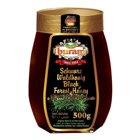 BURAM BLACK FOREST HONEY IN JAR 17.6 FLOZ