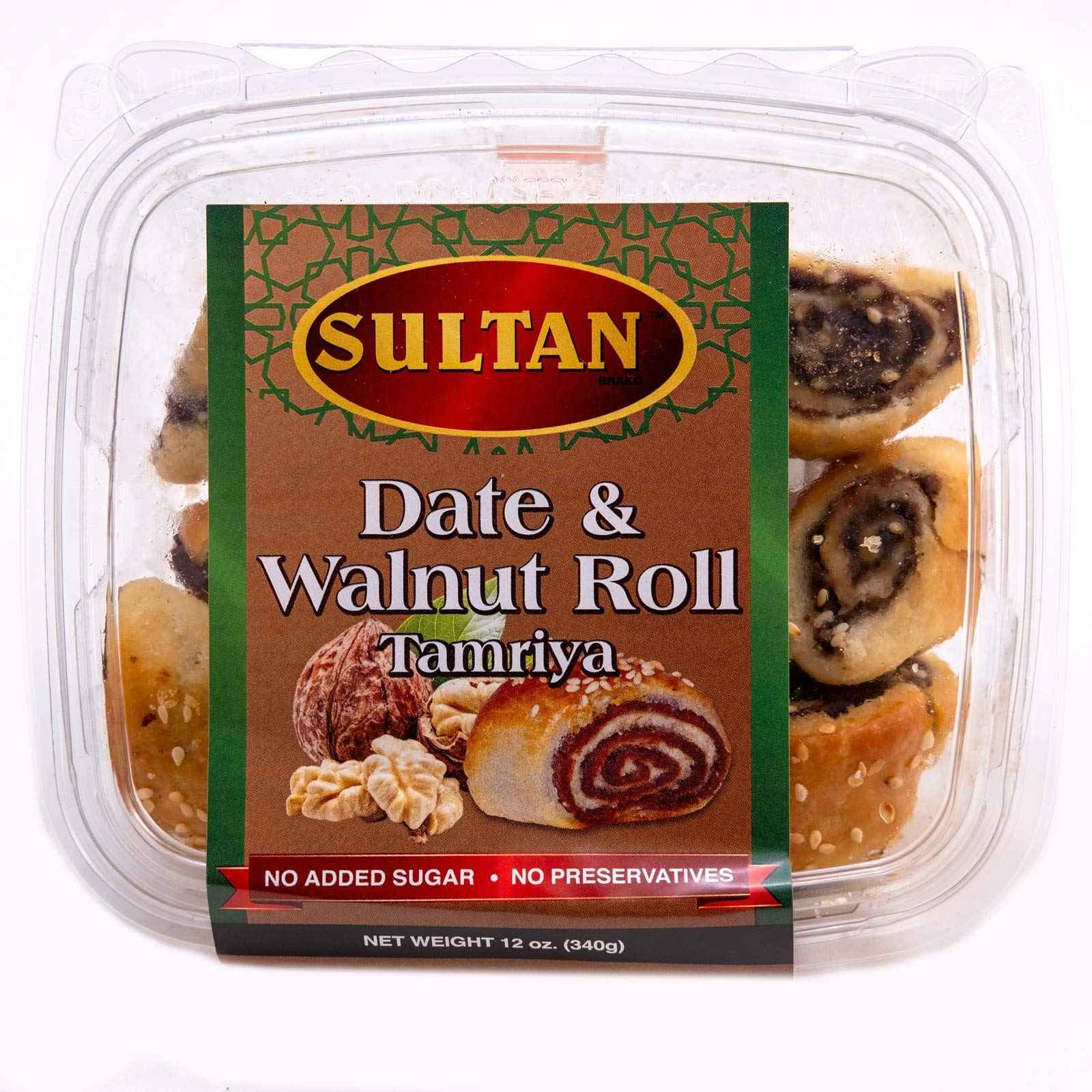 Sultan Date & Walnut Roll 0.75 Lbs