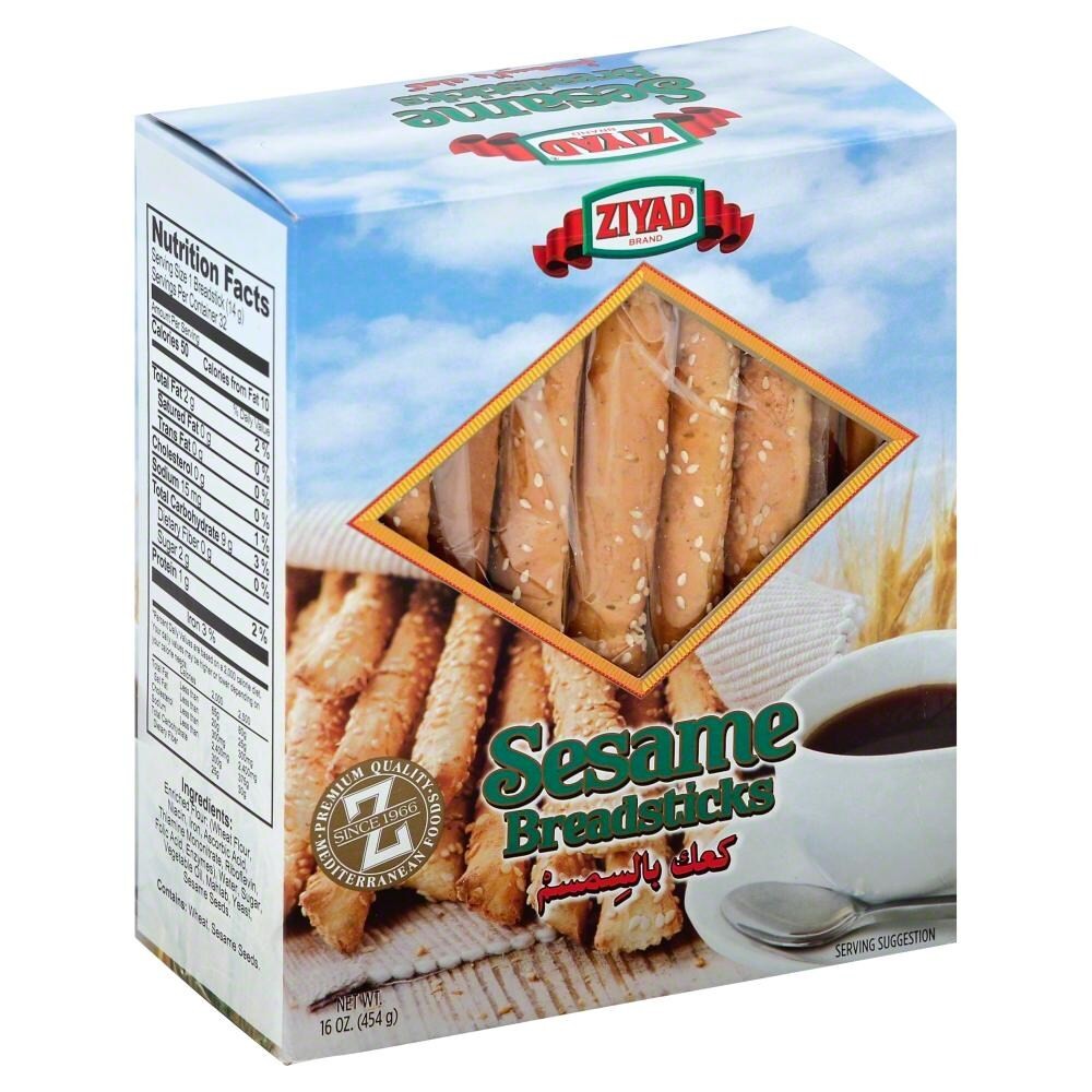 ZIYAD SESAME BREAD STICKS 16 OZ