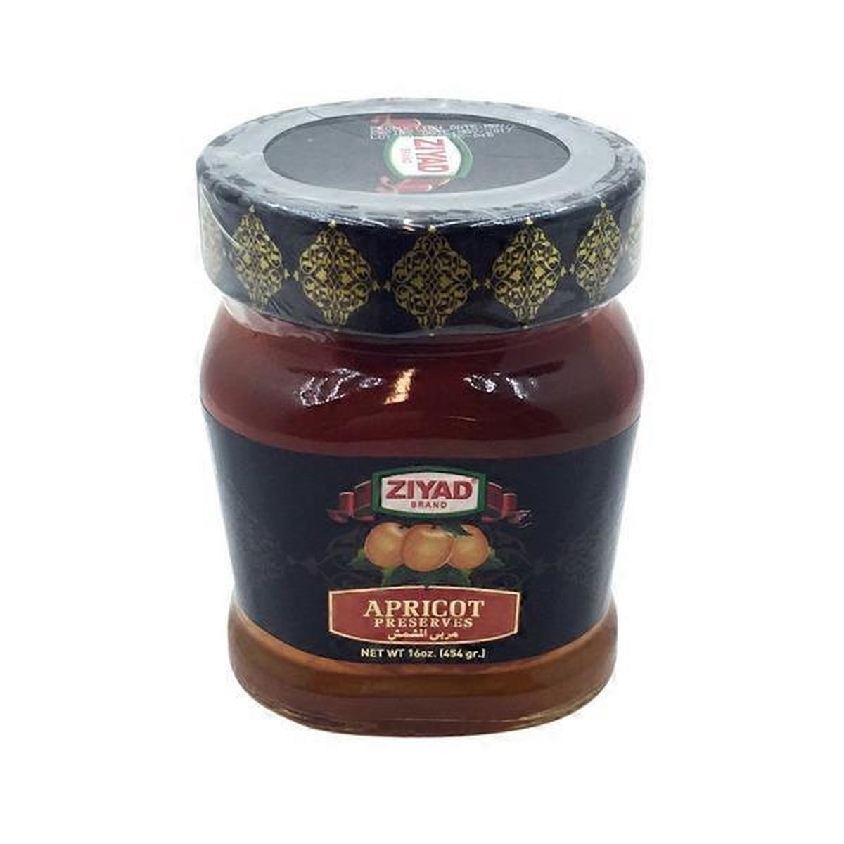ZIYAD APRICOT PRESERVES 16 OZ