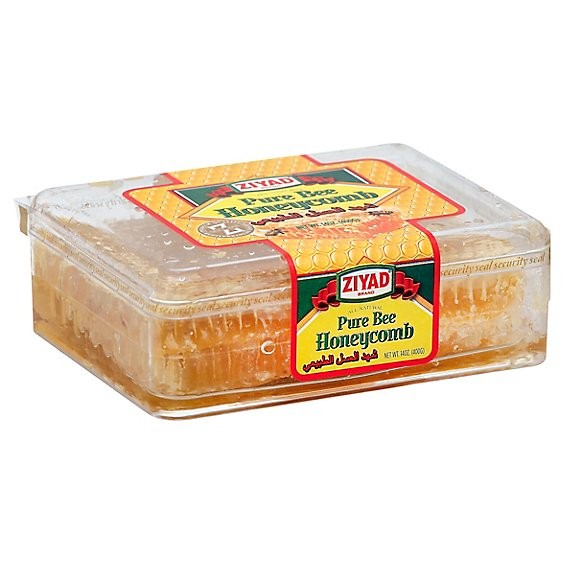 ZIYAD HONEY COMB PLASTIC CONTAINER 14 OZ