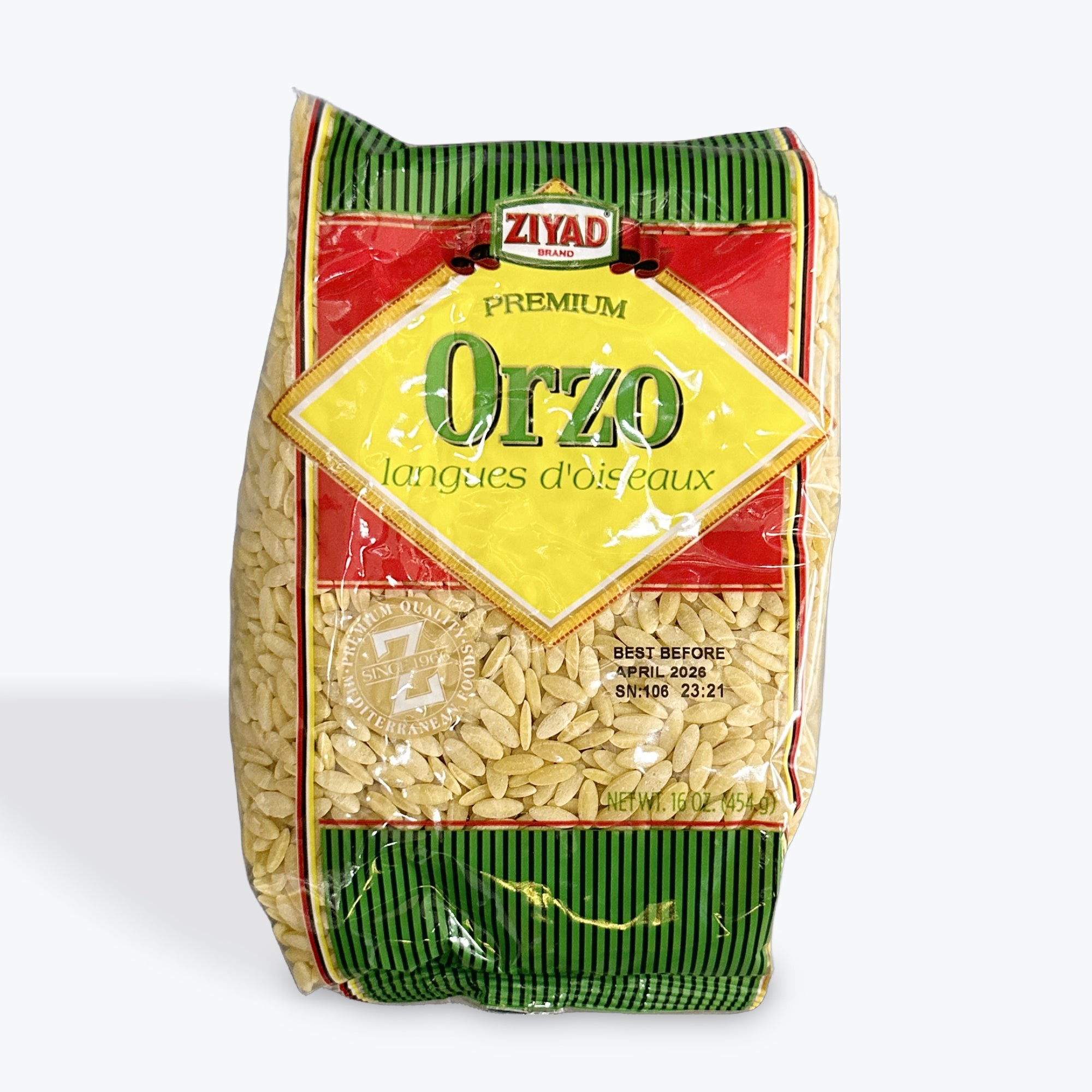 Ziyad Orzo Pasta 16 OZ