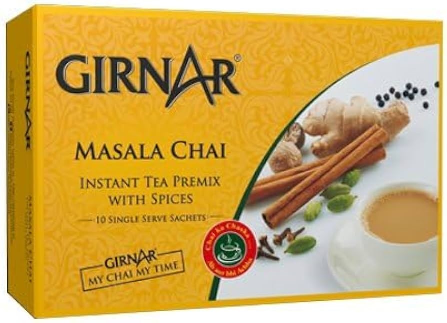 Girnar Masala Chai Instant Tea Premix With Spices   140 GM