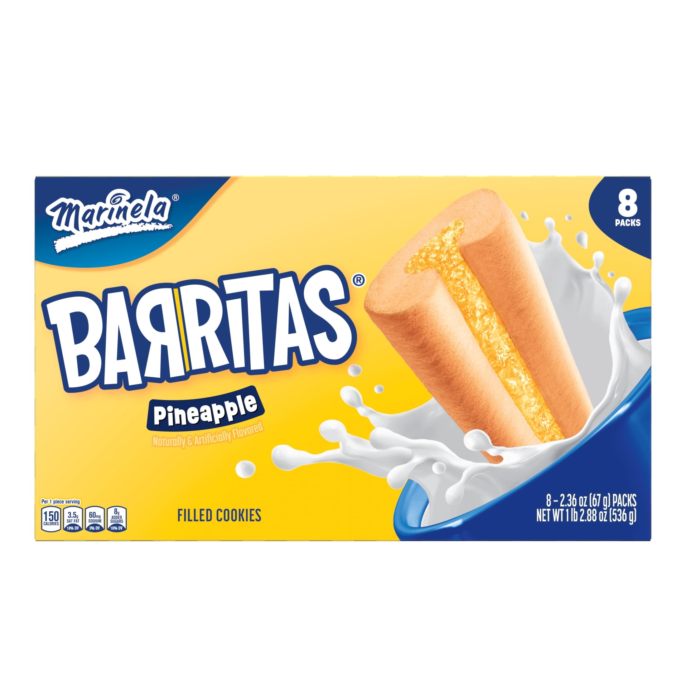 MARINELA BARRITAS PINEAPPLE 18.88 OZ