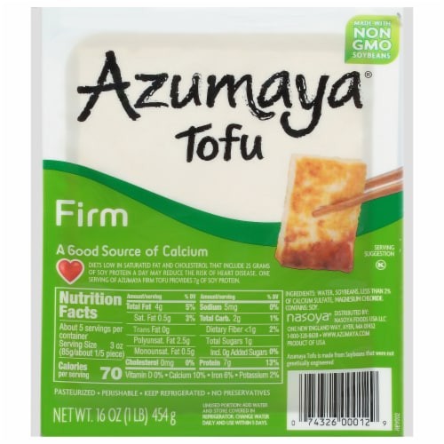 Azumaya Tofu Firm 454 GM