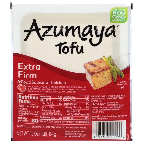 Azumaya Tofu Extra Firm 454 GM