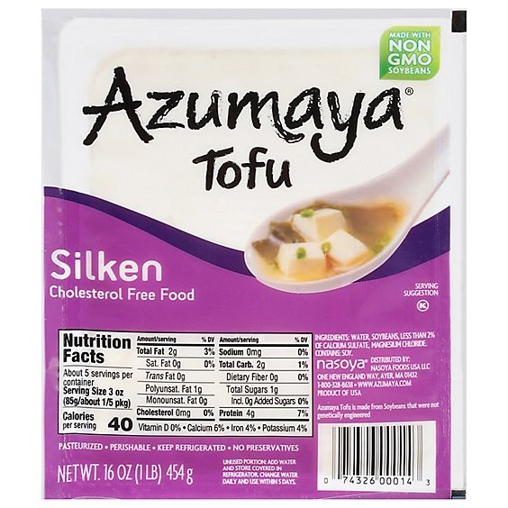 Azumaya Tofu Silken 454 GM