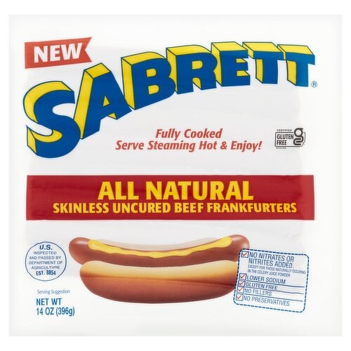 SABRETT NATURL BF FRANK 14Z 14 OZ