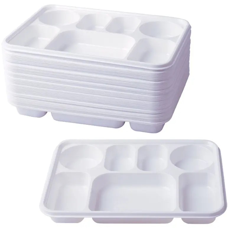7 Compartment Plate 50 PCS