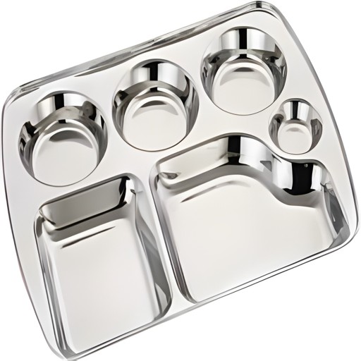 6 COMPARTMENT DINNER PLATES 50 PCS