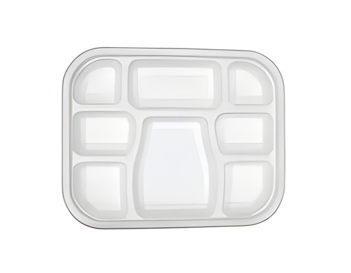 PLATES 8 COMPARTMENT 50 PCS