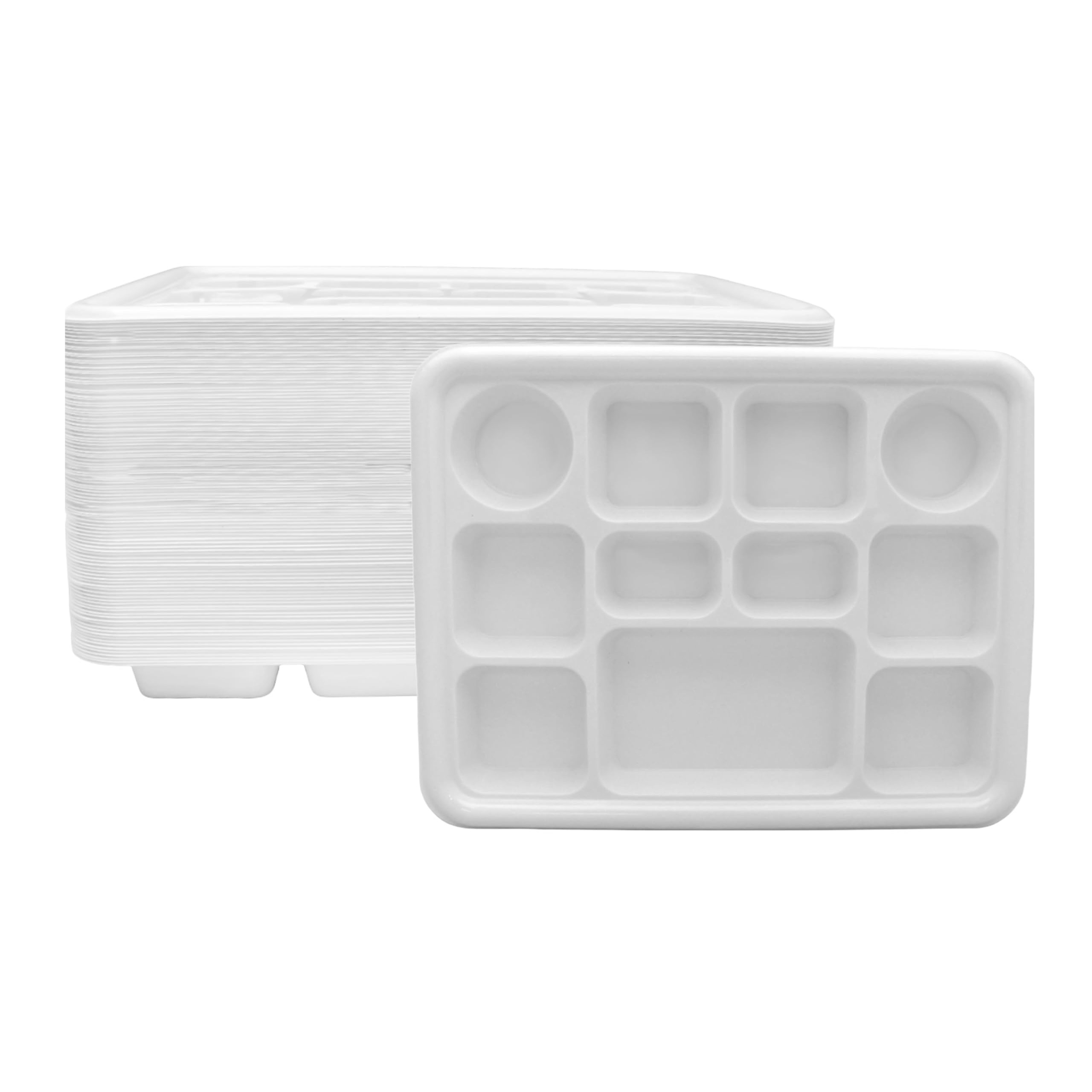 11 Compartment Plates 50 PCS