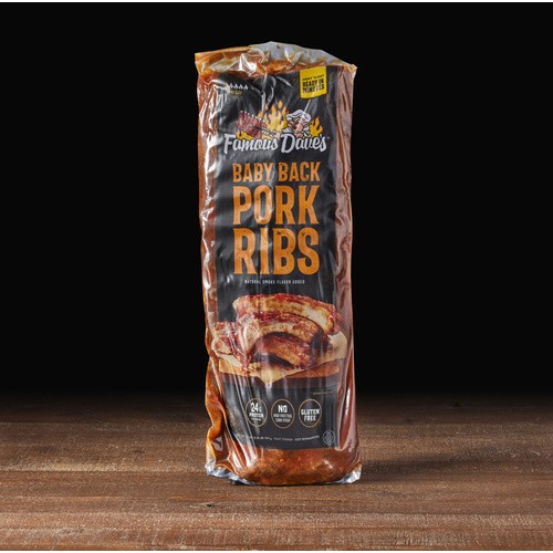 DITKA'S BABY BACK PORK RIBS              2 LBS