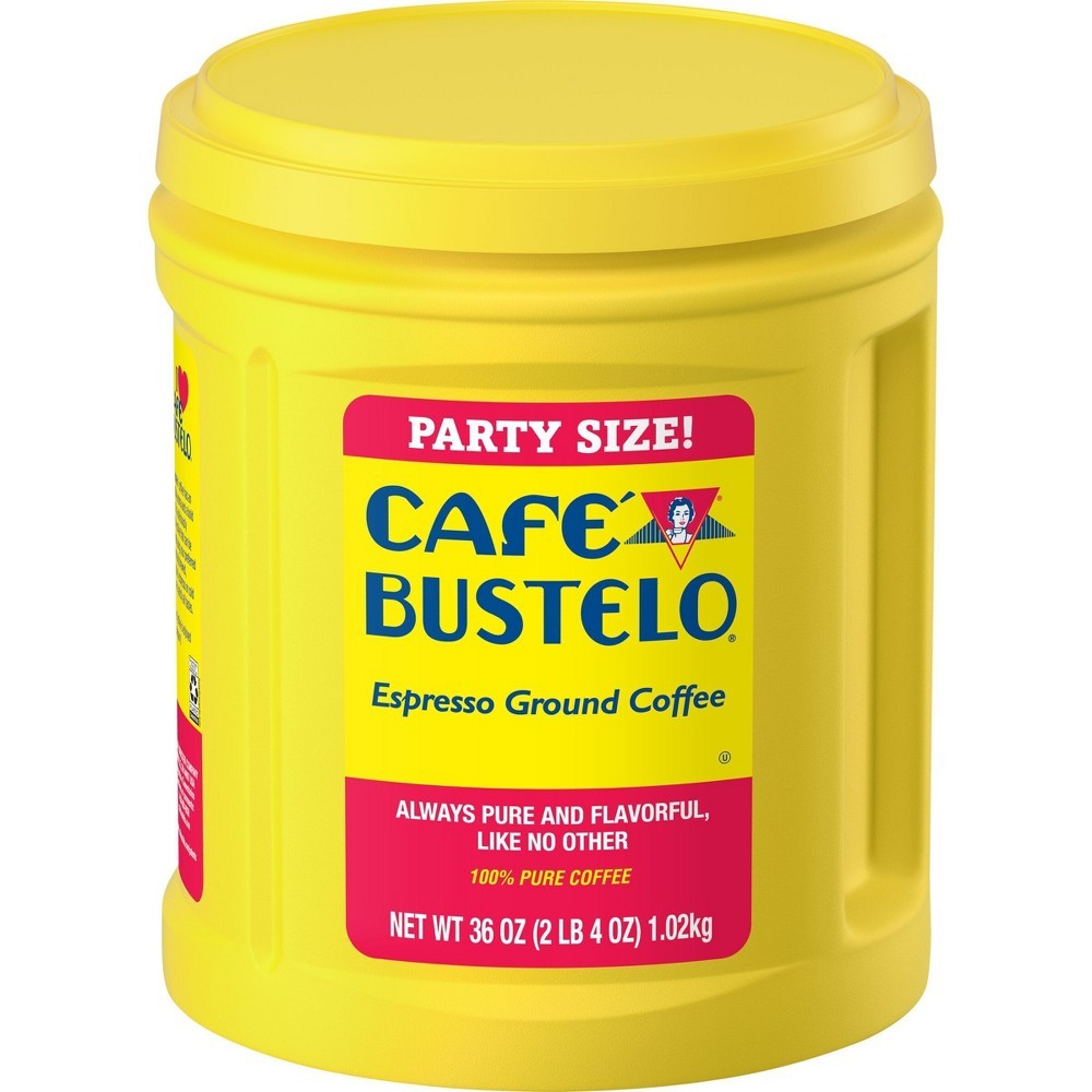 Café Bustelo  Espresso Extra Fine Dark Roast Ground Coffee 36 OZ