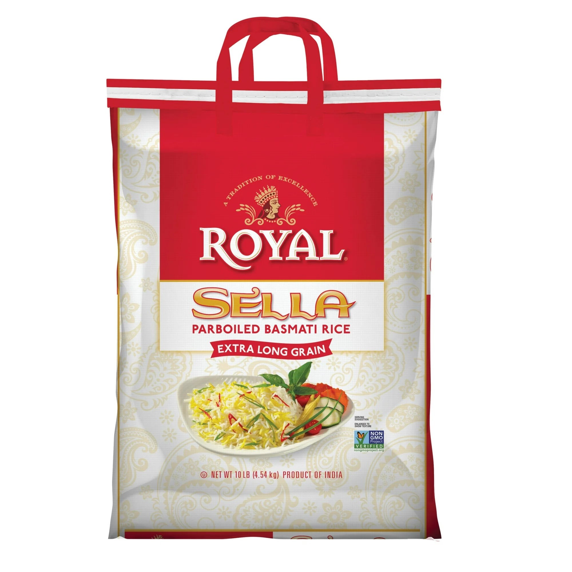 ROYAL SELLA PARBOILED BASMATI RICE 10 LBS