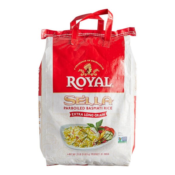 Royal Sella Parboiled Rice 20 LBS