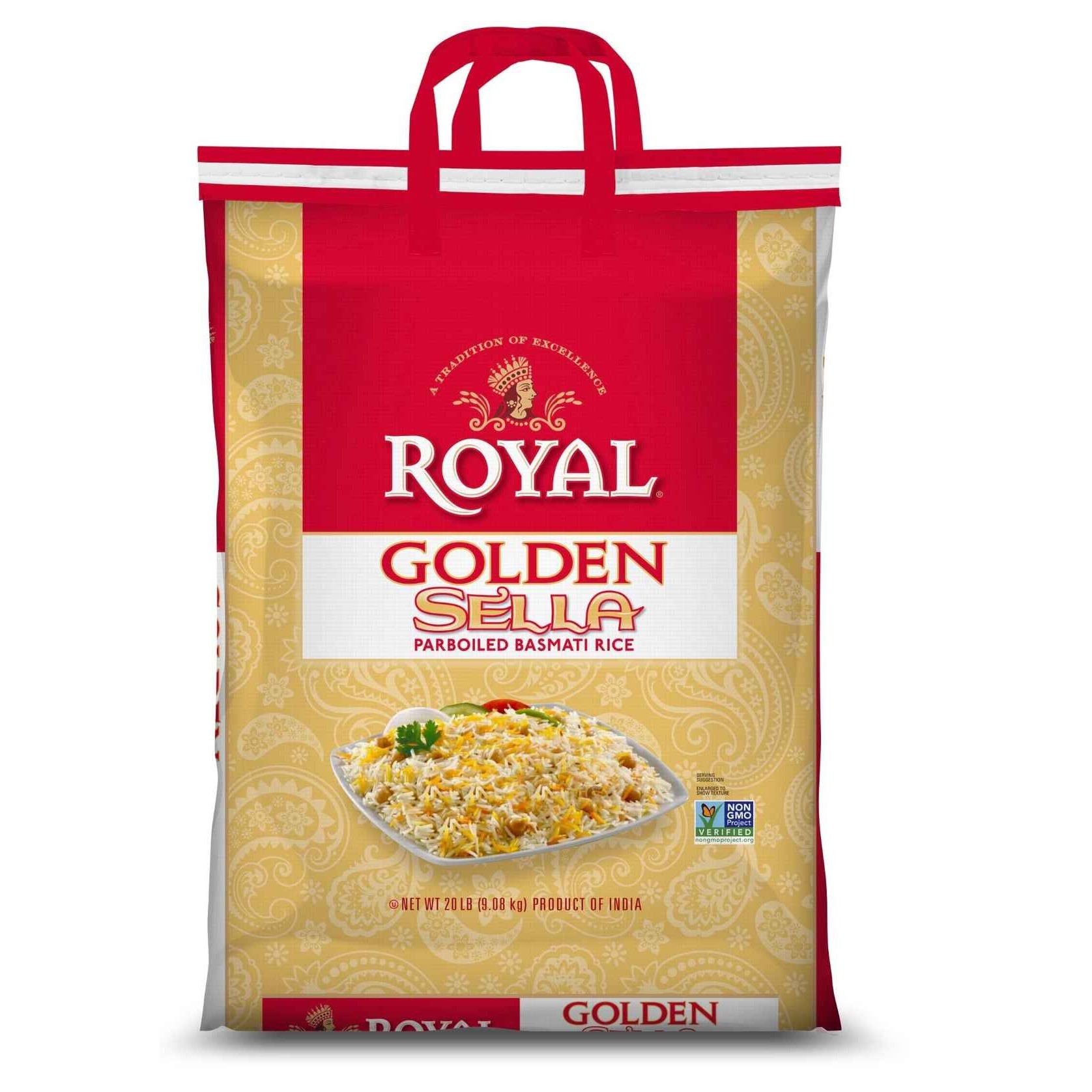 Royal Sella Parboiled Basmati Rice 20 LBS