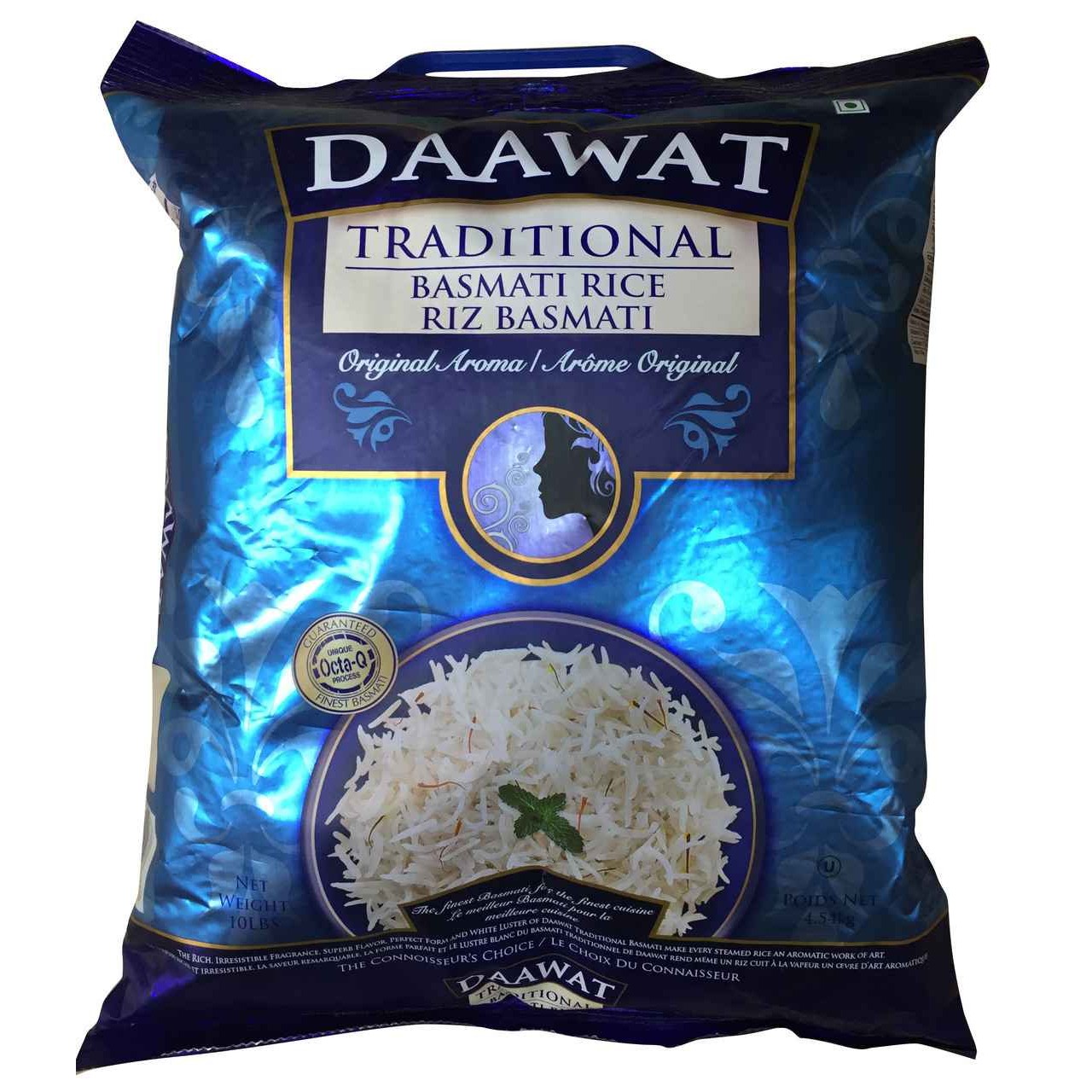 DAWAT TREDITONAL BLUE BASMATI 10 LBS