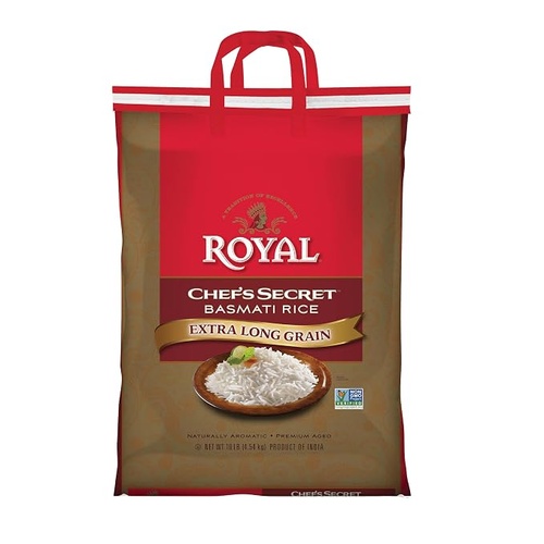 Royal Chef's Secret Basmati Rice Extra Long 10 LBS