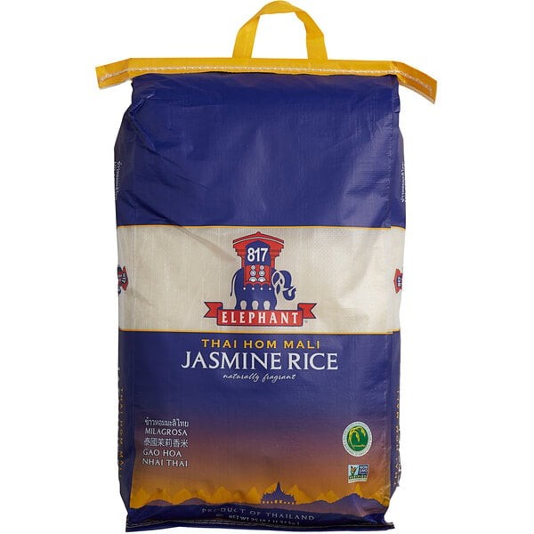 Elephant Thai JASMINE WHITE Rice 25 LBS
