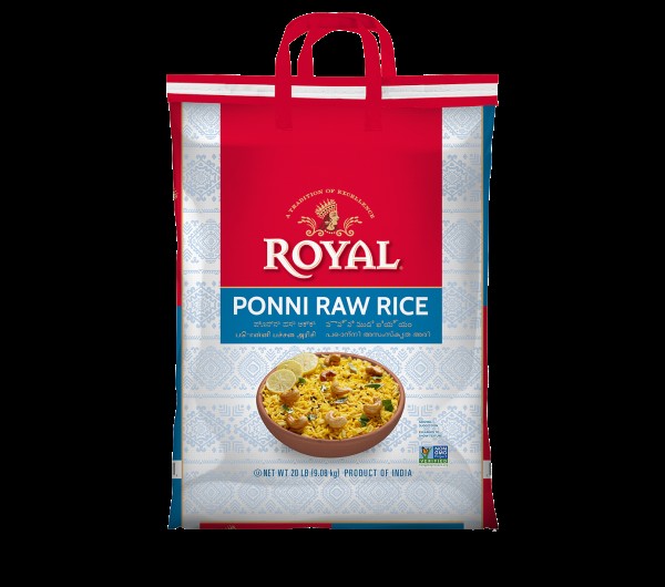 ROYAL PONNI RAW 20 LBS