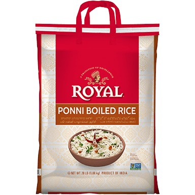 Royal Ponni Boiled Rice 20 LBS