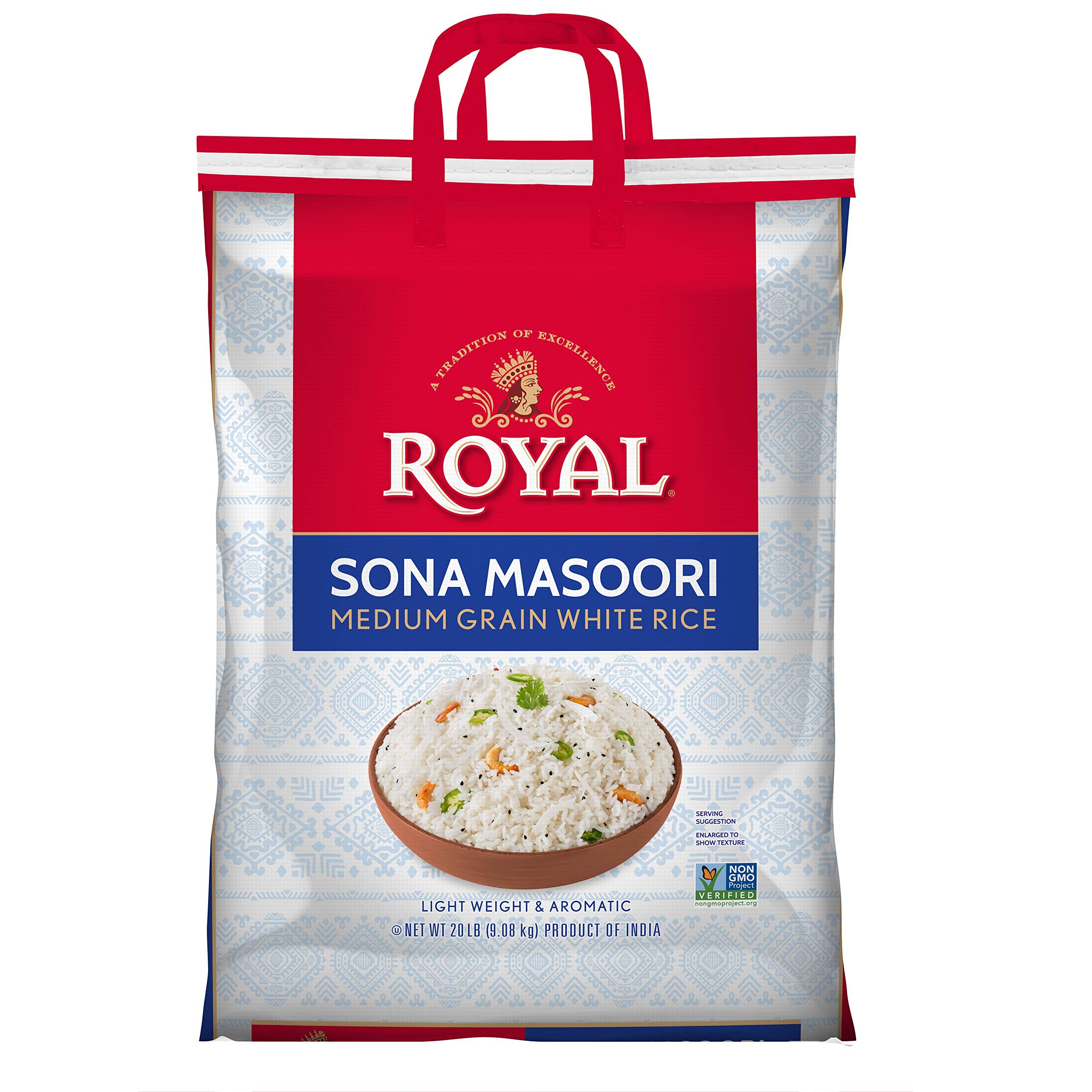 Royal Sona Masoori Rice 20 LBS