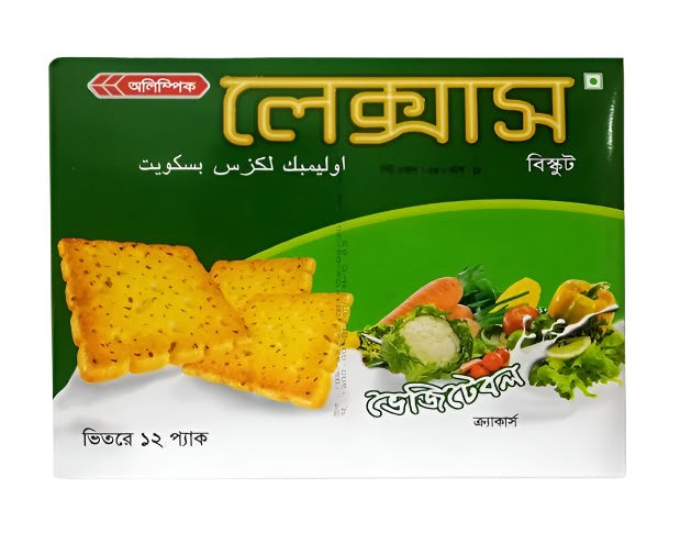Olympic Lexus Vegetable Crackers Biscuits 216 GM