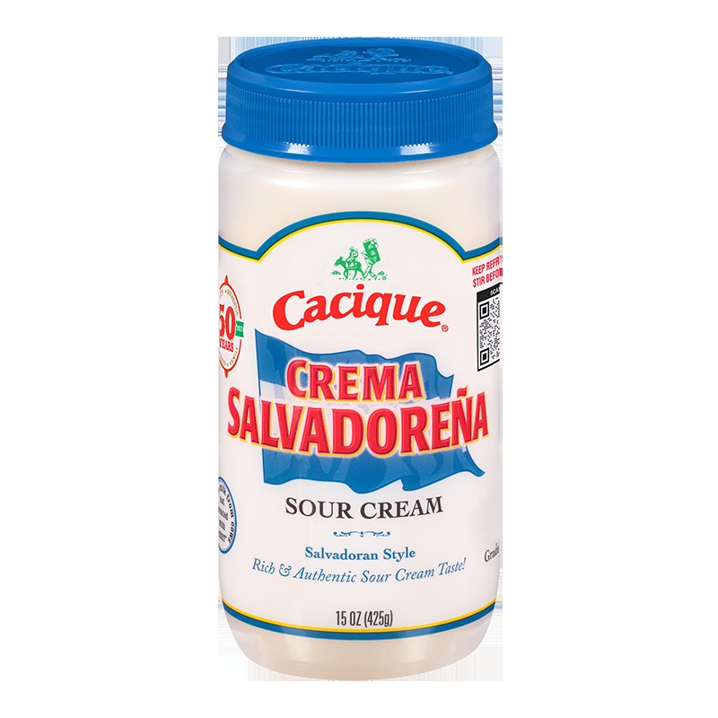 CACIQUE CREMA SALVADORENA 15 OZ