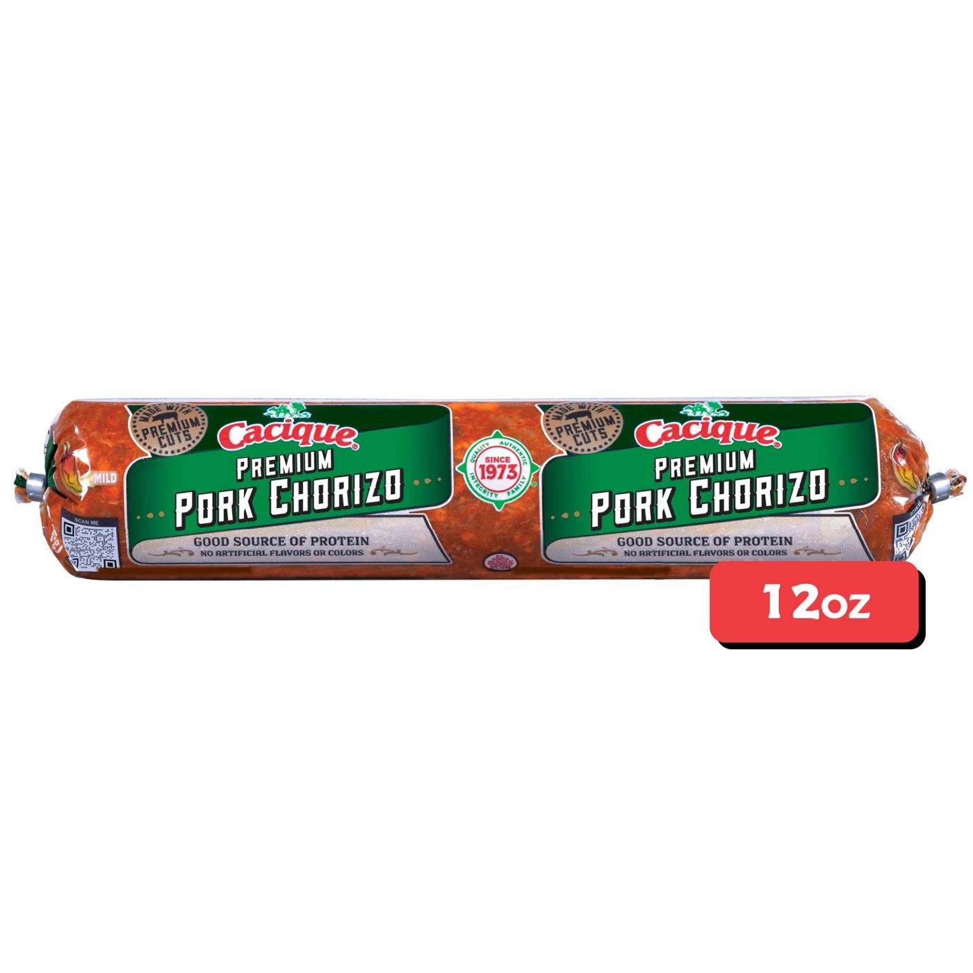 CACIQUE PREMIUM PORK CHORIZO             1 OZ