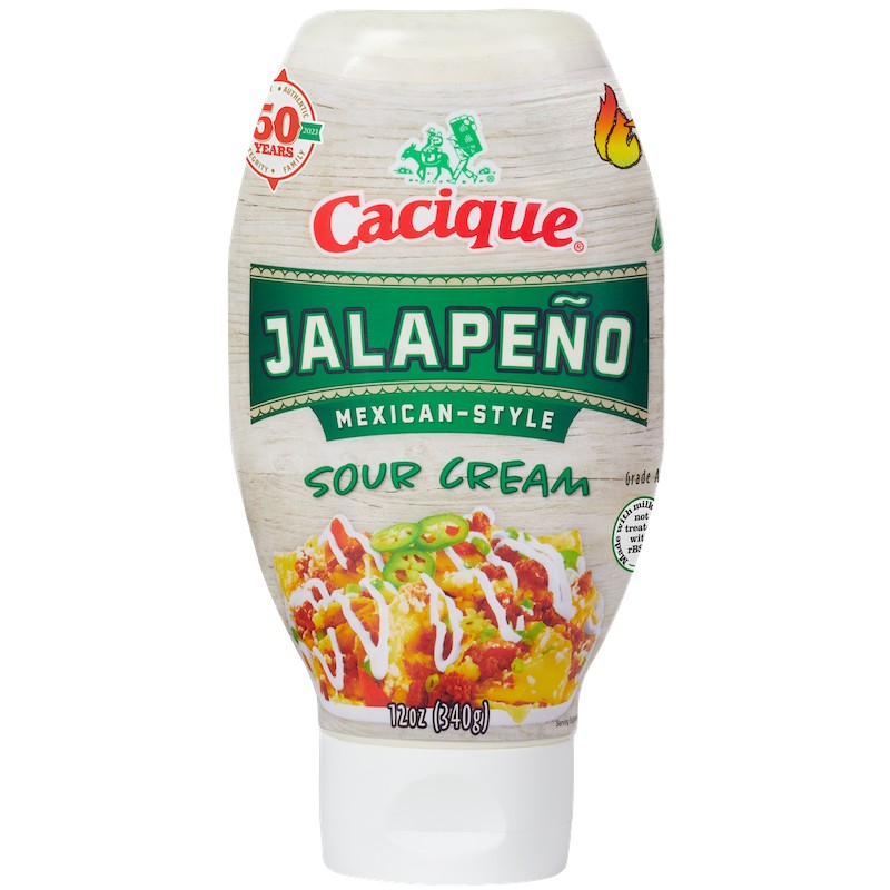 CACIQUE SPICY JALAPENO SOUR CREAM        1 OZ